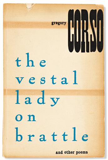 CORSO, GERGORY. The Vestal Lady on Brattle and Other Poems.